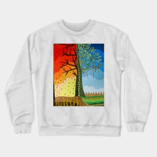 colorful tree Crewneck Sweatshirt